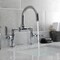 Kingston Brass Whitaker Industrial Style Bridge Bathroom Faucet W/ Pop-Up Drain, Chrm KS2171KL - alternate 3